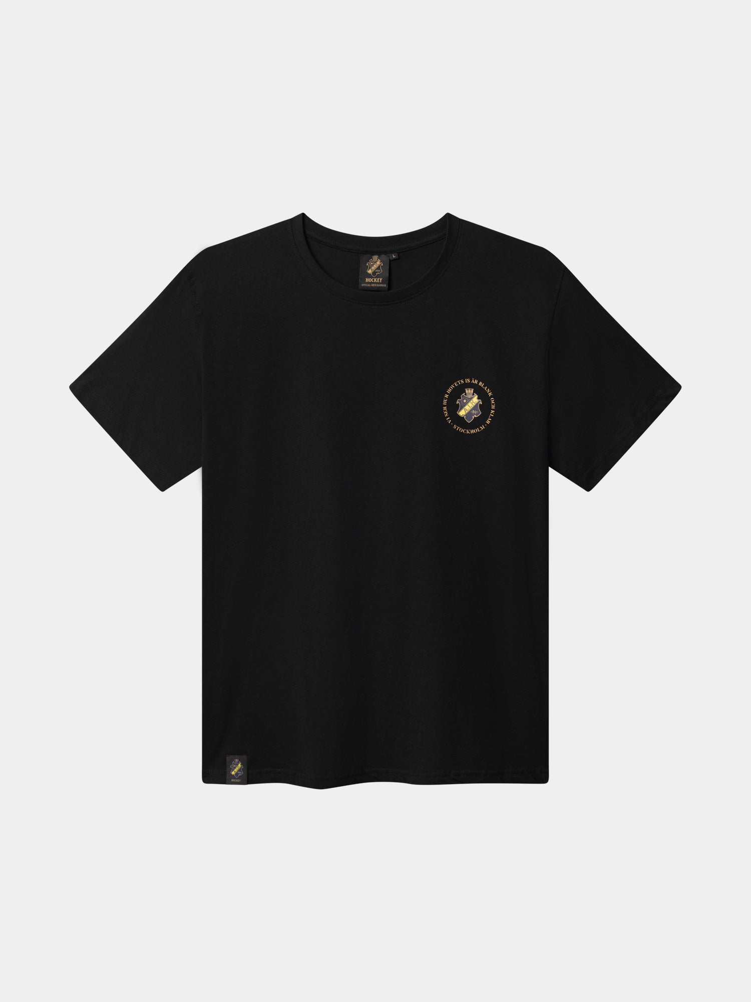 T-shirt sköld Hovets is är blank