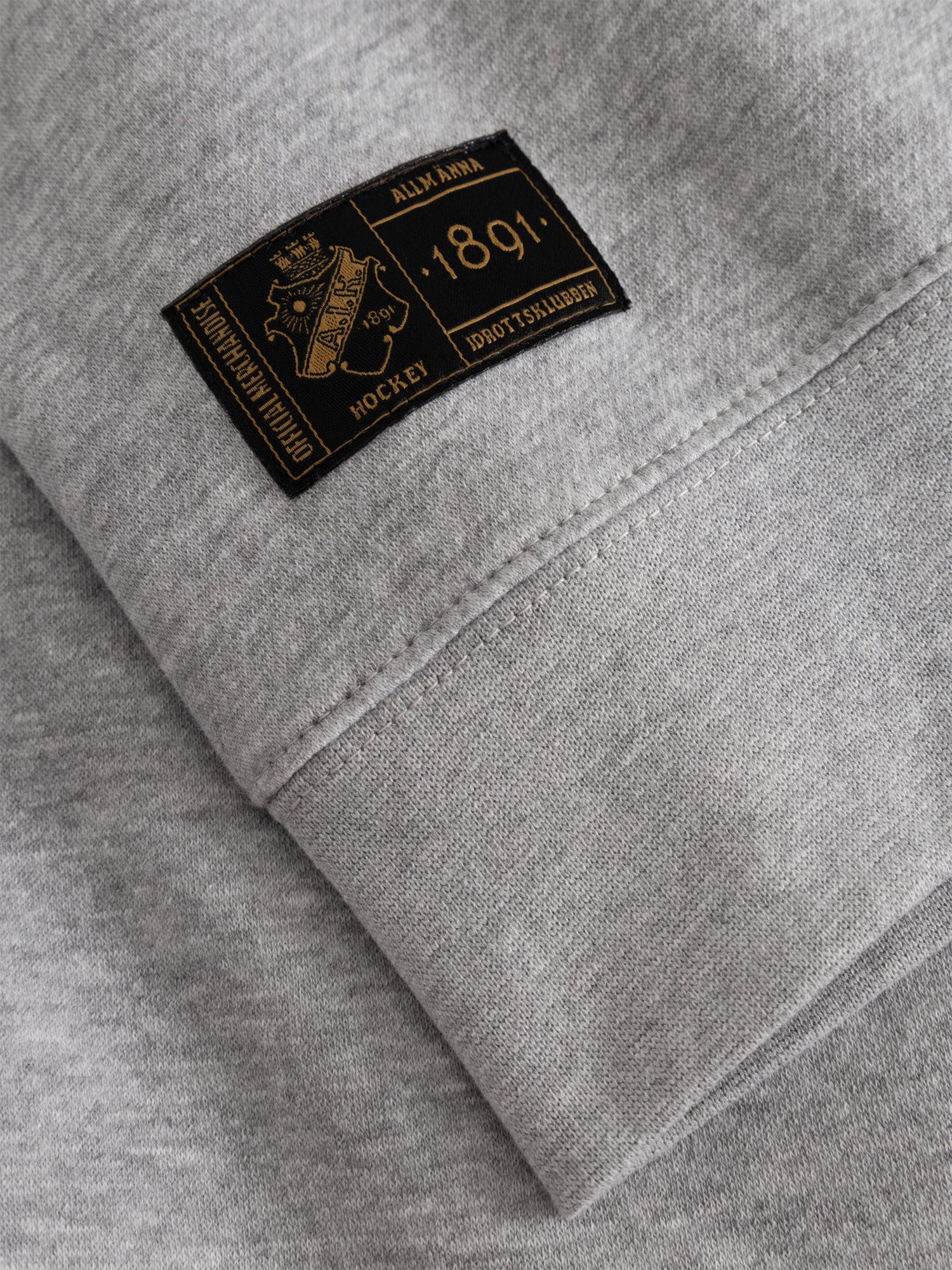 Sweatshirt gråmelerad Igår Idag