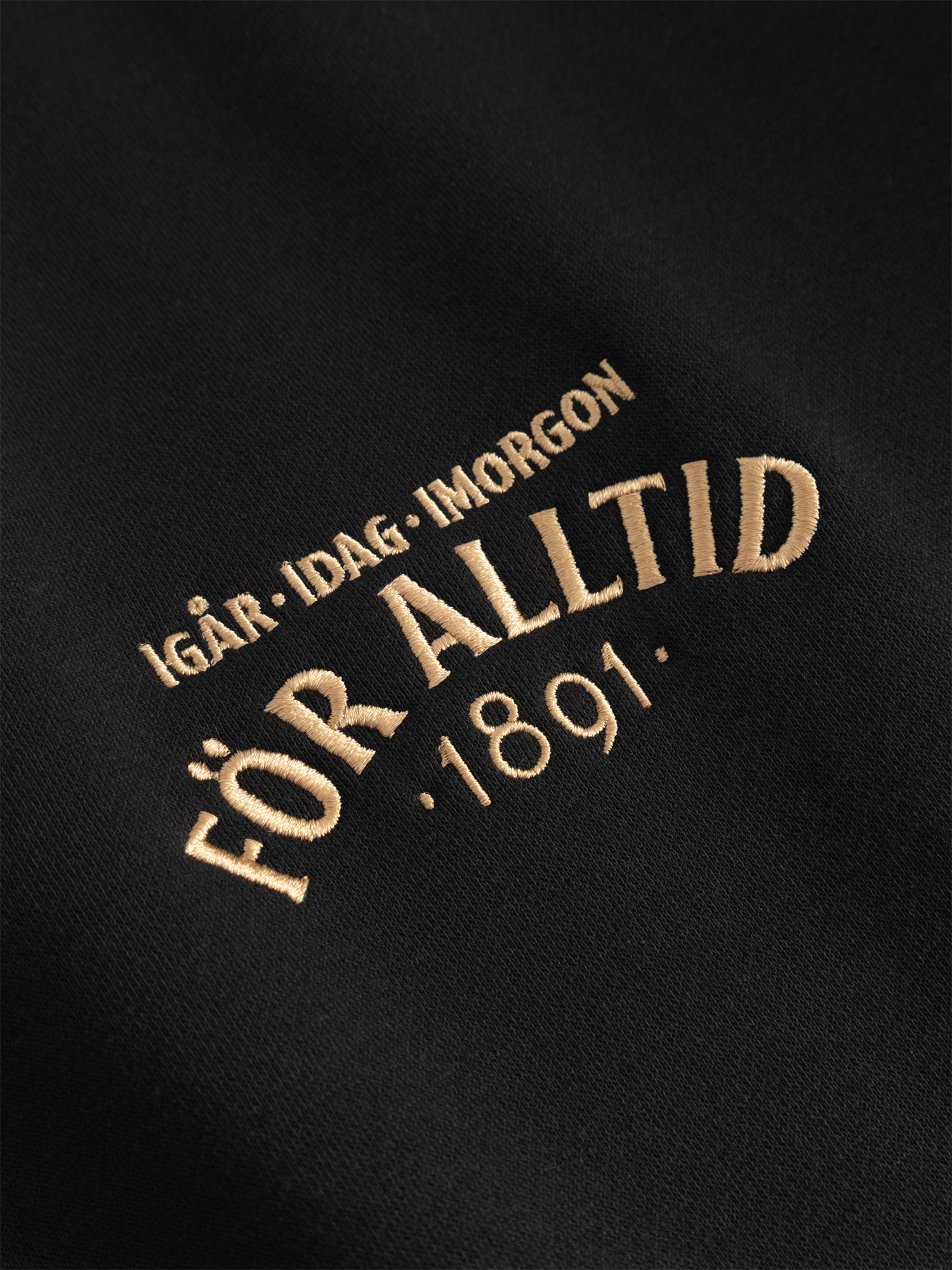 Sweatshirt svart Igår Idag