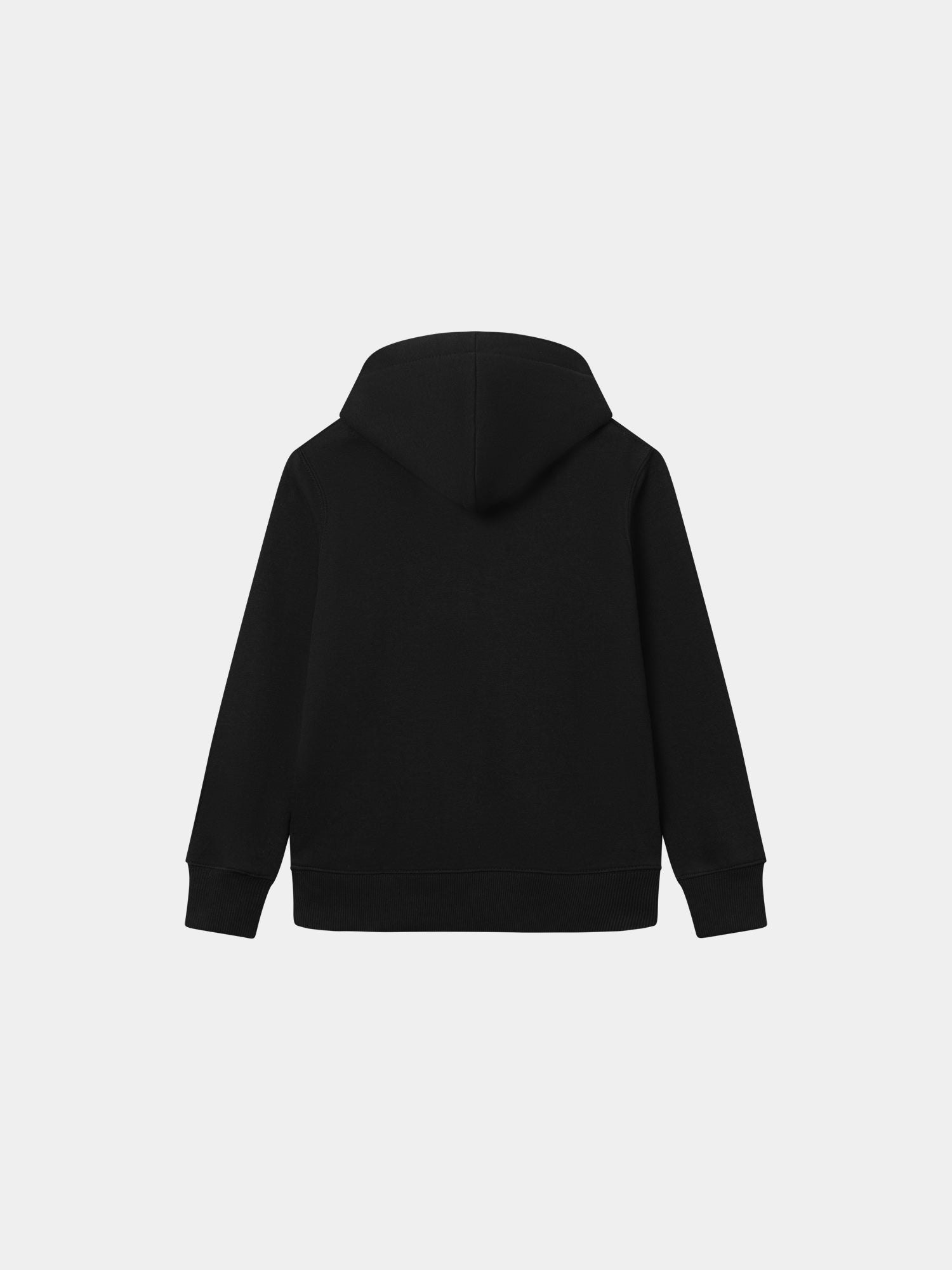Zip hood barn svart sköld