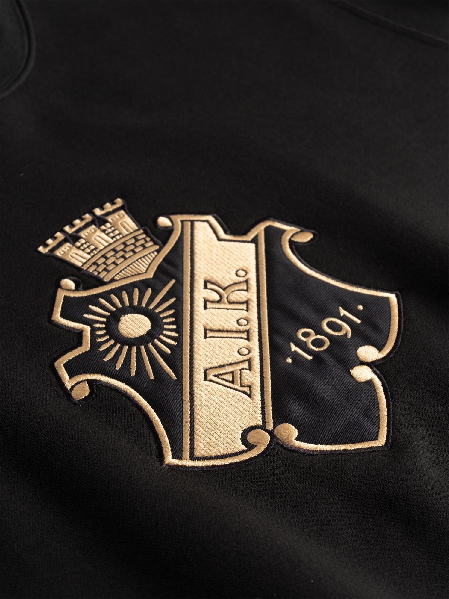 Sweatshirt sköld guld