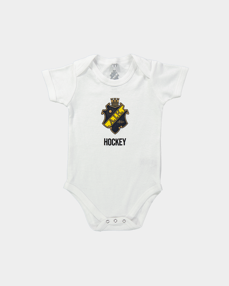 Baby body kort ärm - vit
