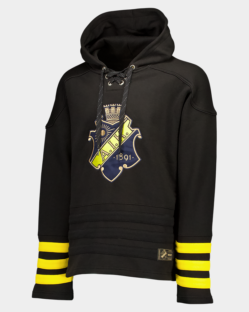 Hockey hoodie stripes barn
