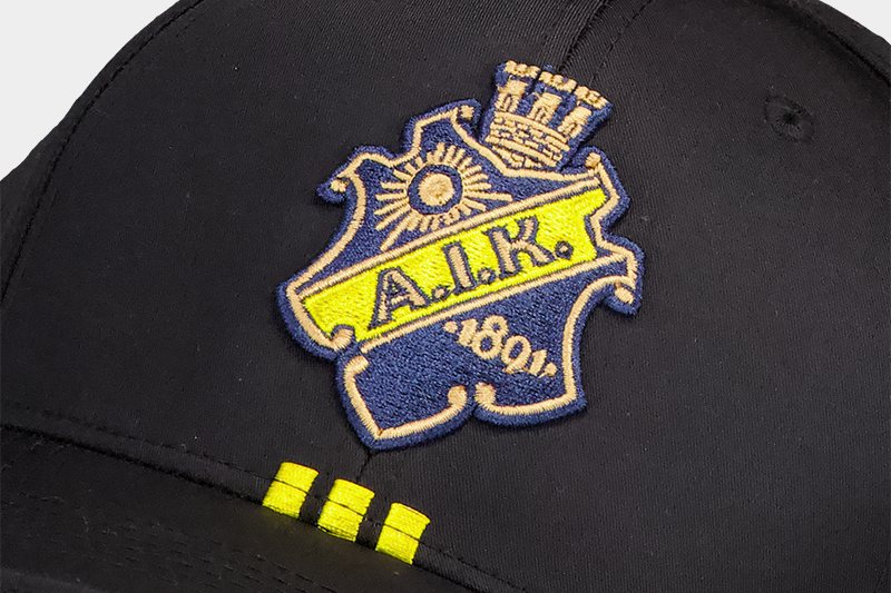 Baseballkeps svart sköld – AIK Hockey Shop