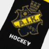 Halsduk svart med gula ränder tryck AIK Hockey