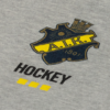 grå hoodie med aik hockey tryck över vänstra bröstet